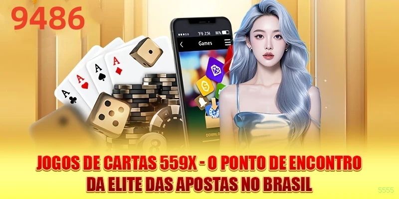 Imagem promocional do login da 5555